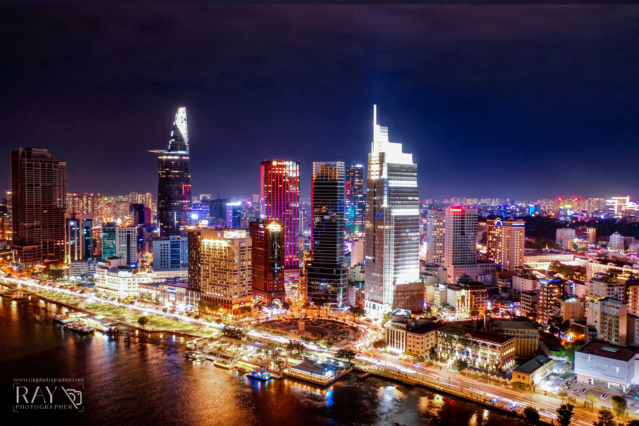 Sài Gòn Night - Flycam